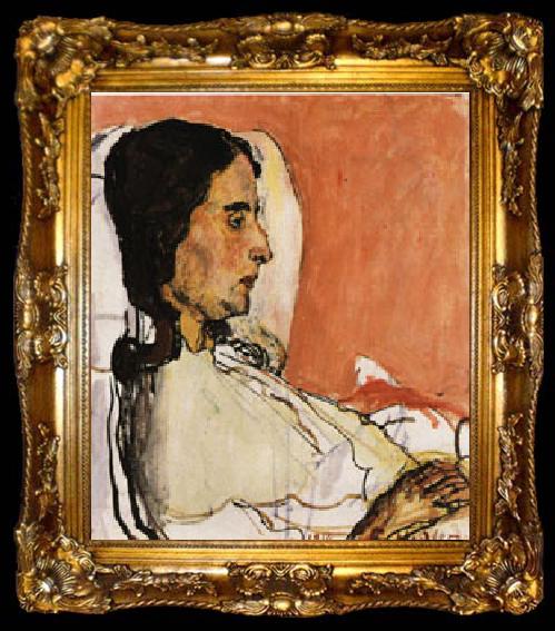 framed  Ferdinand Hodler Mme.Gode-Darel, ta009-2